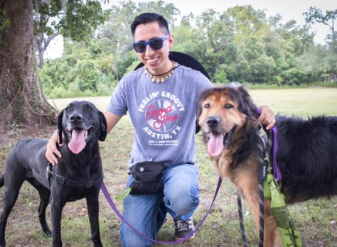 Gainesville Pet Sitters Dogs with Tony | Gainesville Pet Sitting